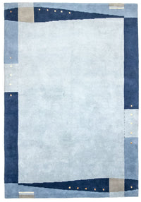 Tappeto Nepal - 300 x 200 cm - blu chiaro