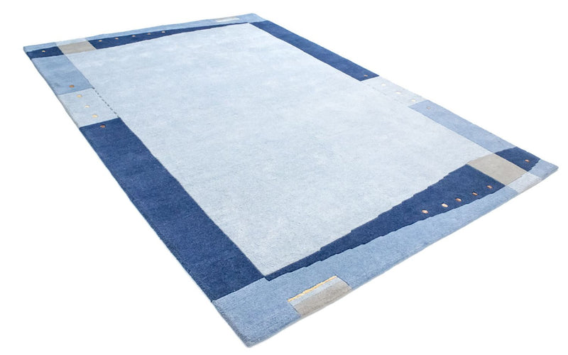 Tappeto Nepal - 300 x 200 cm - blu chiaro
