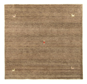 Tappeto Gabbeh - Indus rotondo  - 250 x 250 cm - marrone
