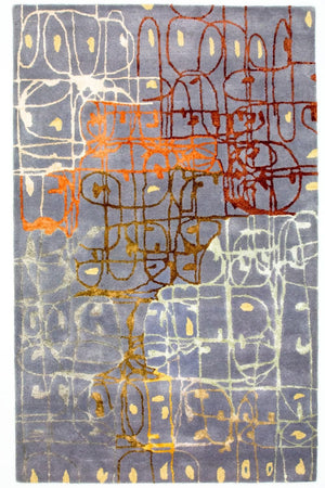 Tappeto di design - 242 x 153 cm - multicolore