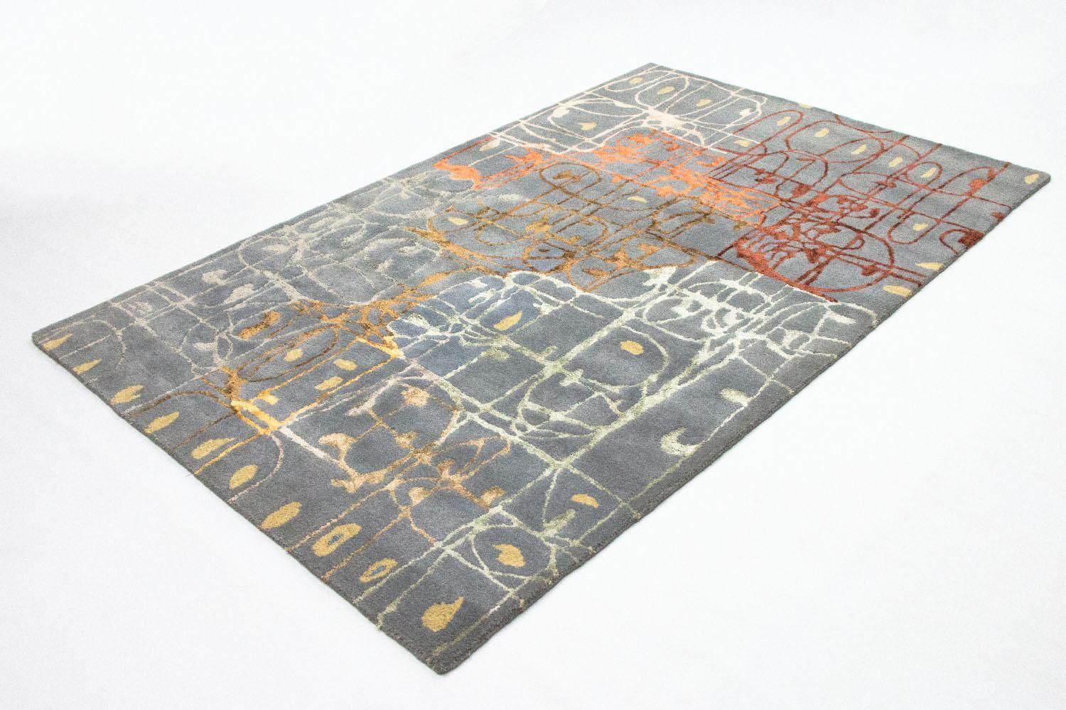 Tappeto di design - 242 x 153 cm - multicolore