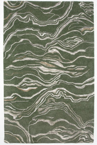 Tappeto di design - 242 x 153 cm - verde