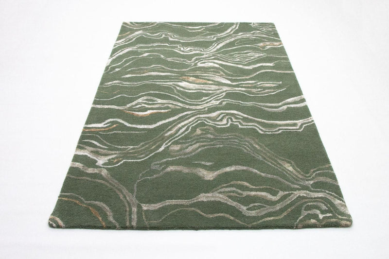 Tappeto di design - 242 x 153 cm - verde