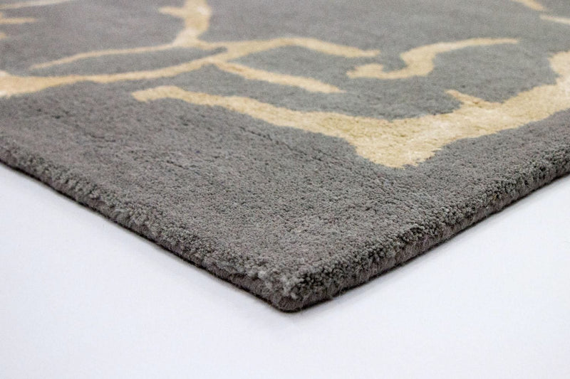 Tappeto di design - 241 x 154 cm - grigio