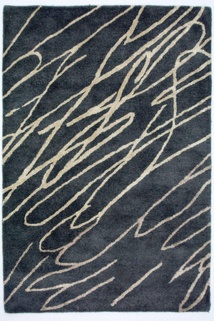 Tappeto di design - 180 x 121 cm - blu