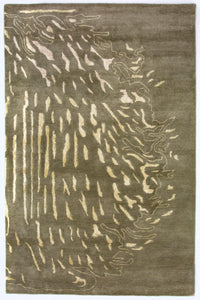 Tappeto di design - 242 x 153 cm - marrone