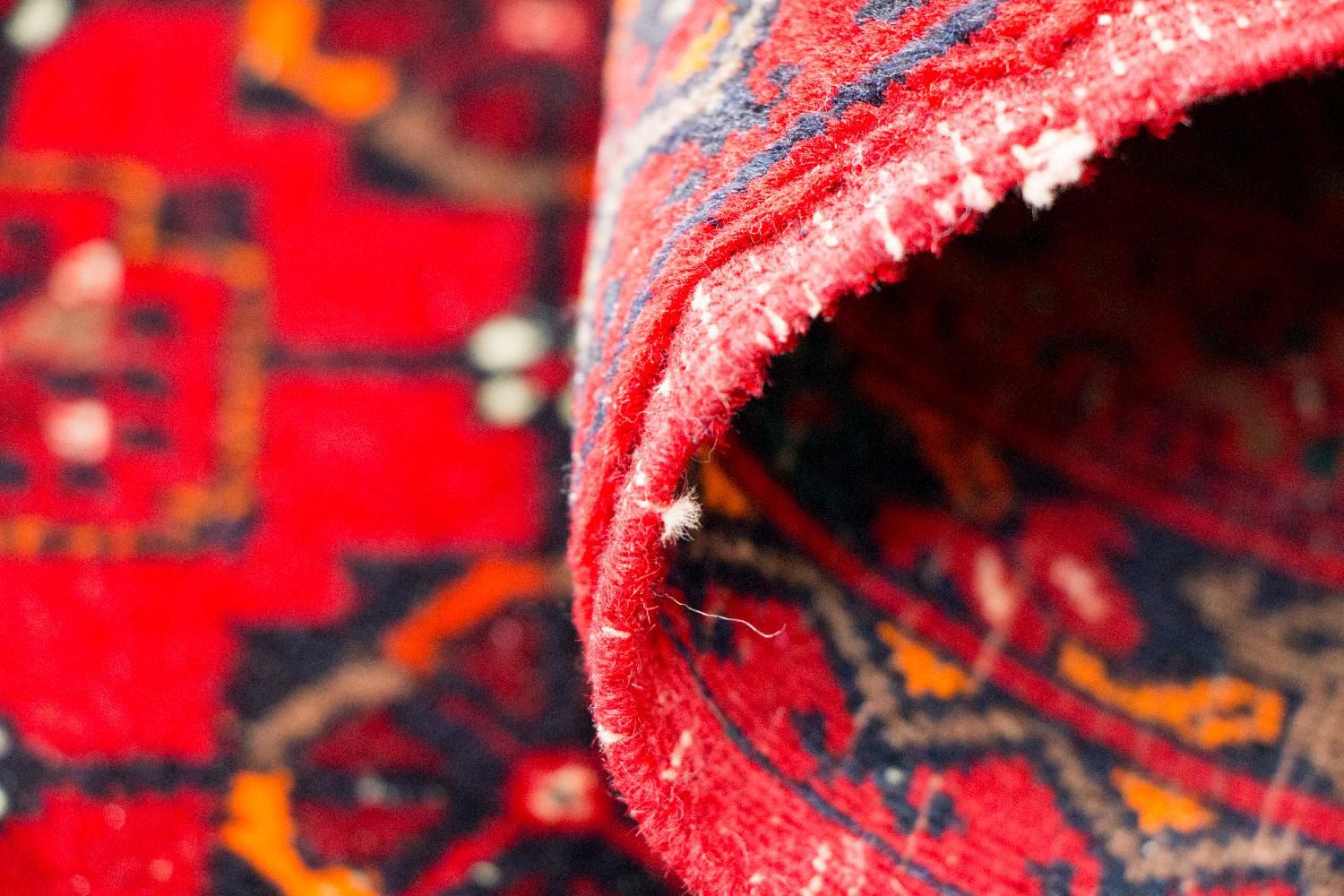 Tappeto corsia Tappeto afgano - Bukhara - 257 x 83 cm - rosso