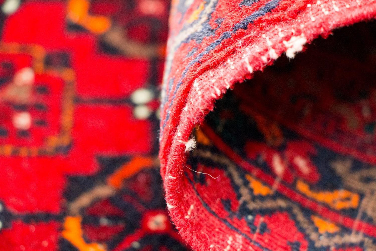 Tappeto corsia Tappeto afgano - Bukhara - 257 x 83 cm - rosso