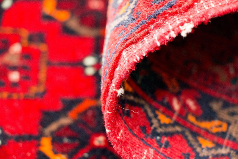 Tappeto corsia Tappeto afgano - Bukhara - 257 x 83 cm - rosso