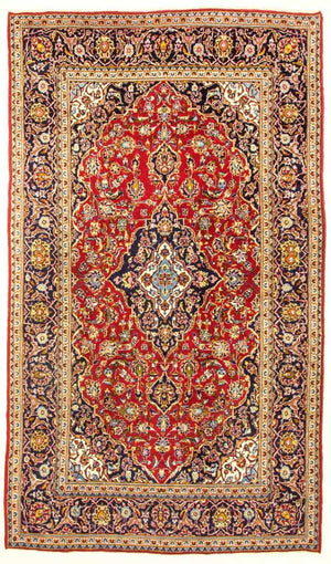 Tappeto Persero - Keshan - 338 x 199 cm - rosso