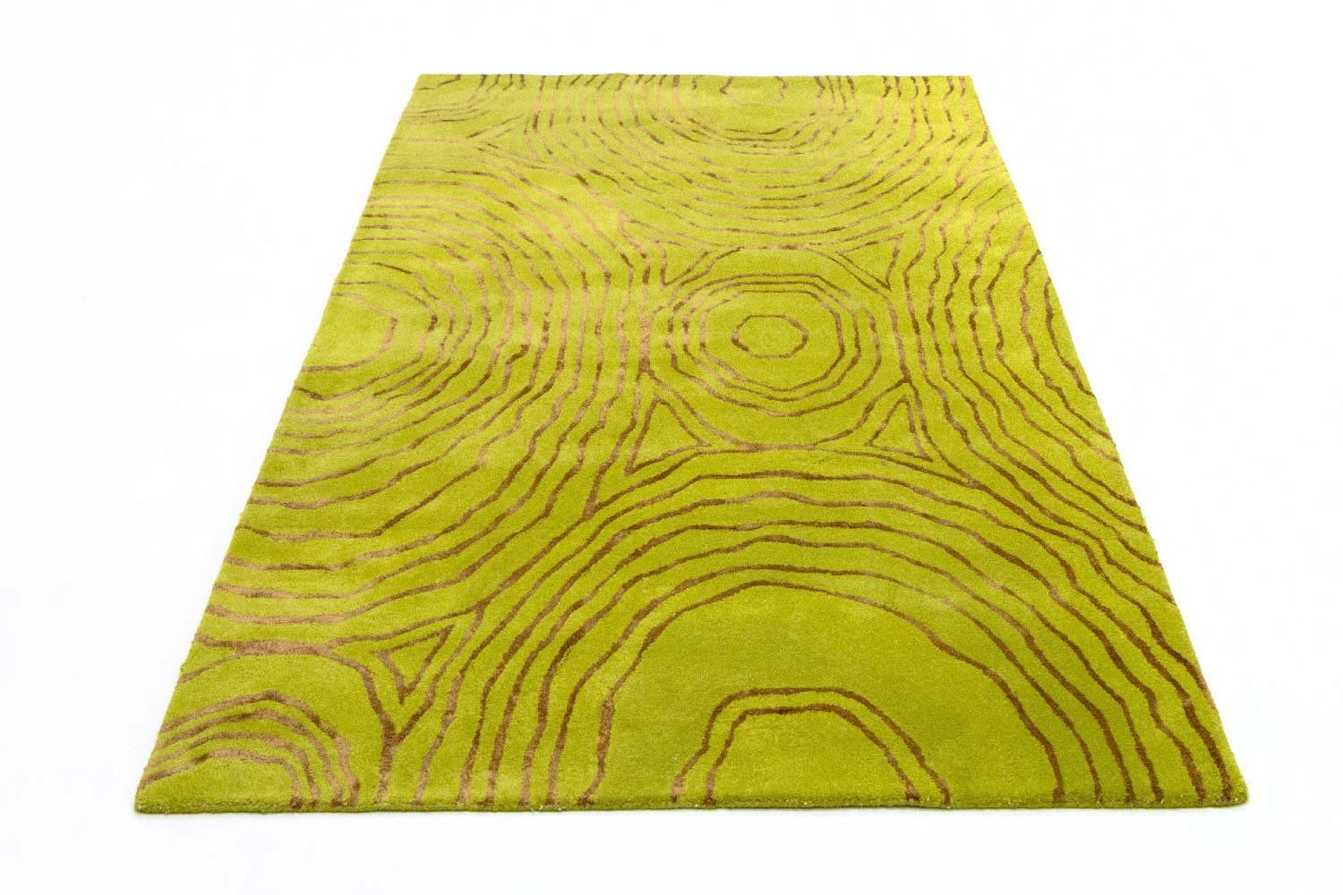 Tappeto di design - 241 x 152 cm - verde chiaro