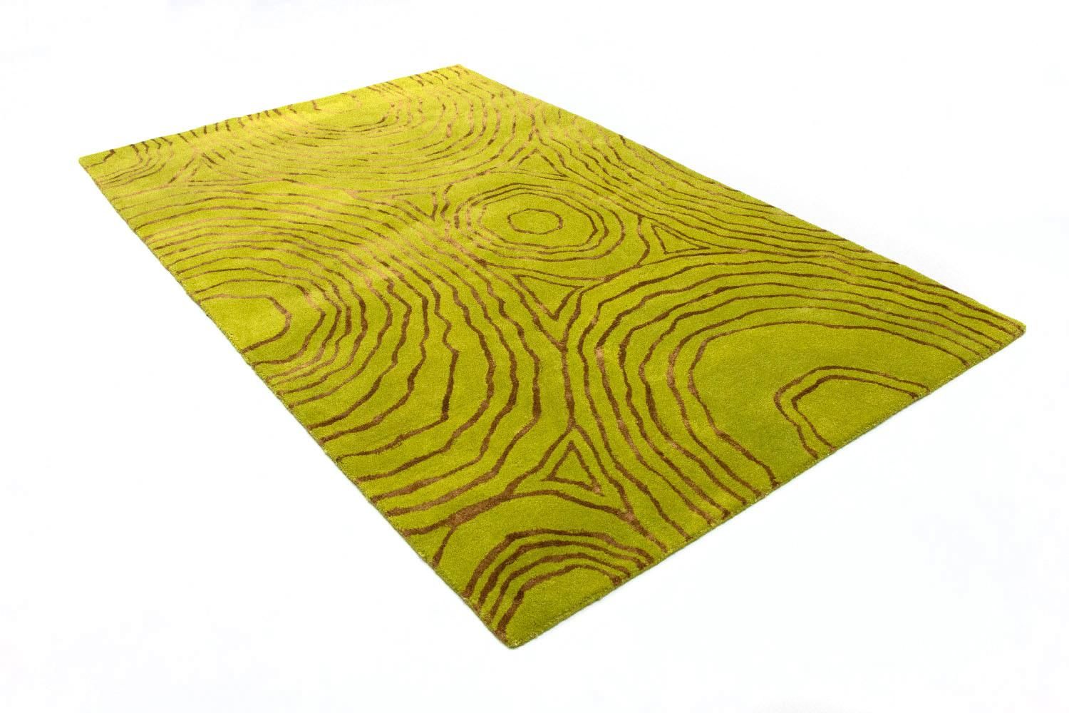Tappeto di design - 241 x 152 cm - verde chiaro