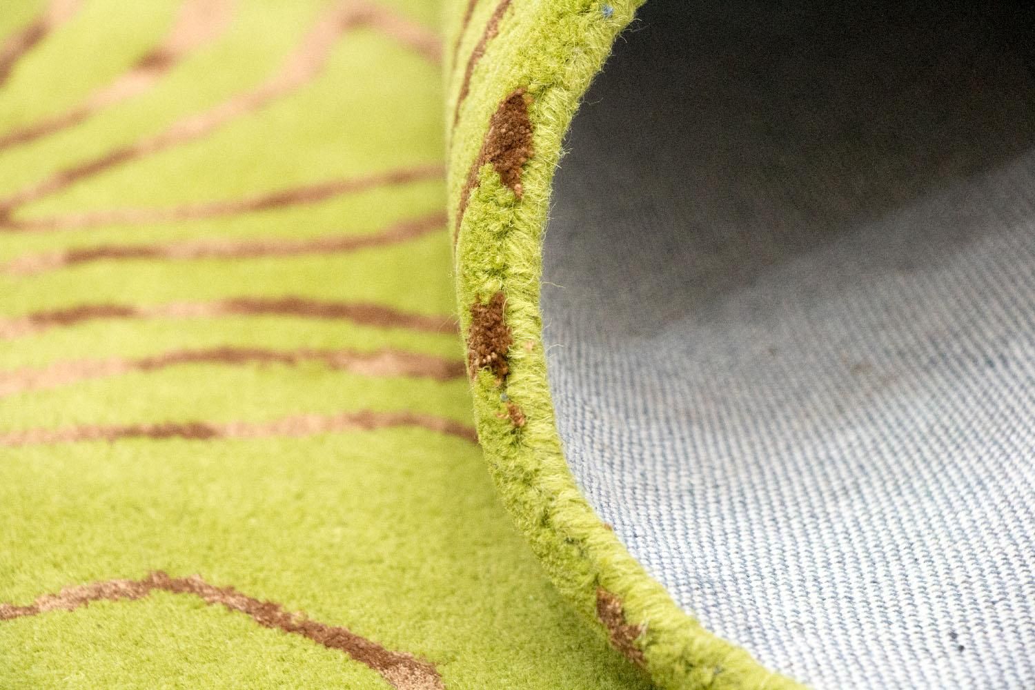 Tappeto di design - 241 x 152 cm - verde chiaro