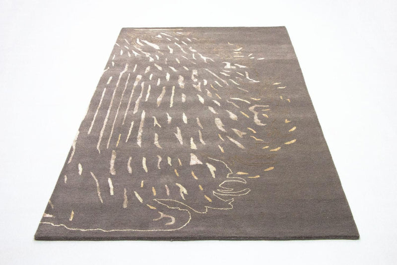 Tappeto di design - 242 x 153 cm - marrone
