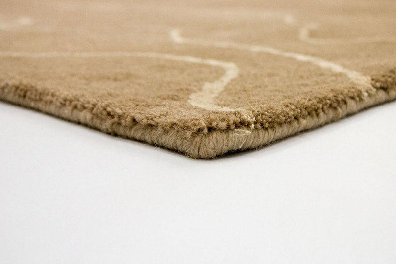Tappeto di design - 240 x 151 cm - marrone