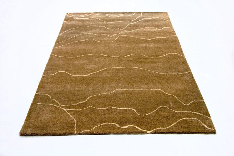 Tappeto di design - 240 x 151 cm - marrone