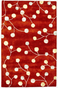 Tappeto di design - 240 x 155 cm - rosso