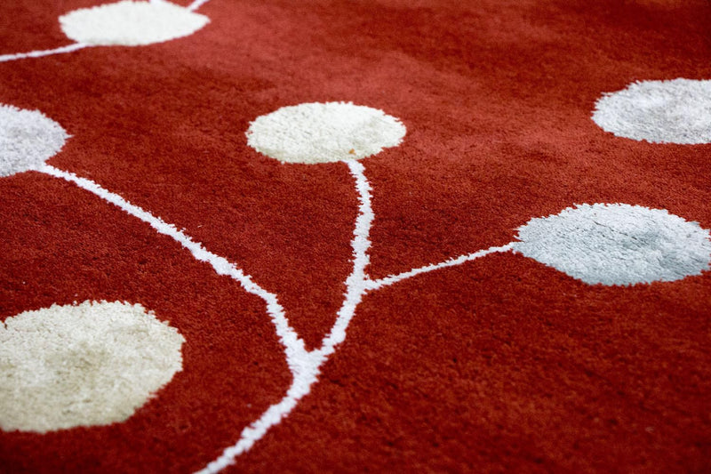 Tappeto di design - 240 x 155 cm - rosso