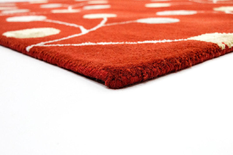 Tappeto di design - 240 x 155 cm - rosso