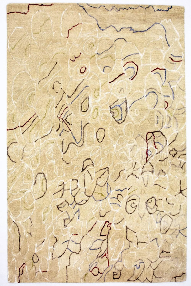 Tappeto di design - 242 x 152 cm - beige