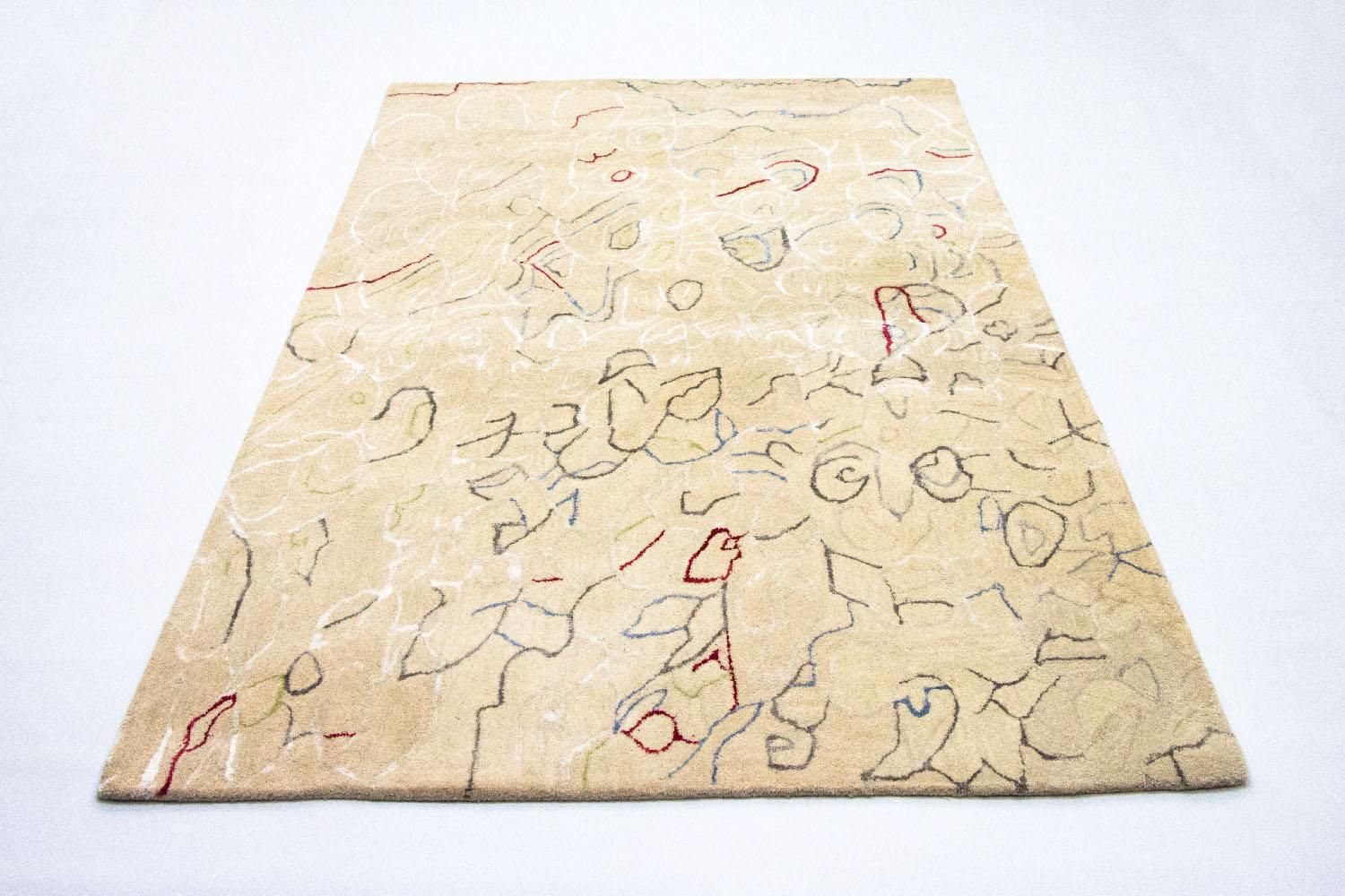 Tappeto di design - 242 x 152 cm - beige