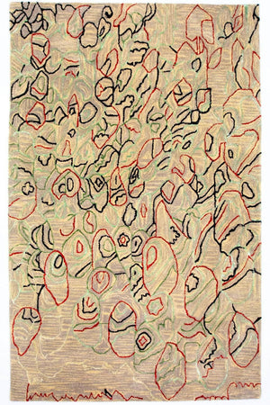 Tappeto di design - 242 x 152 cm - beige