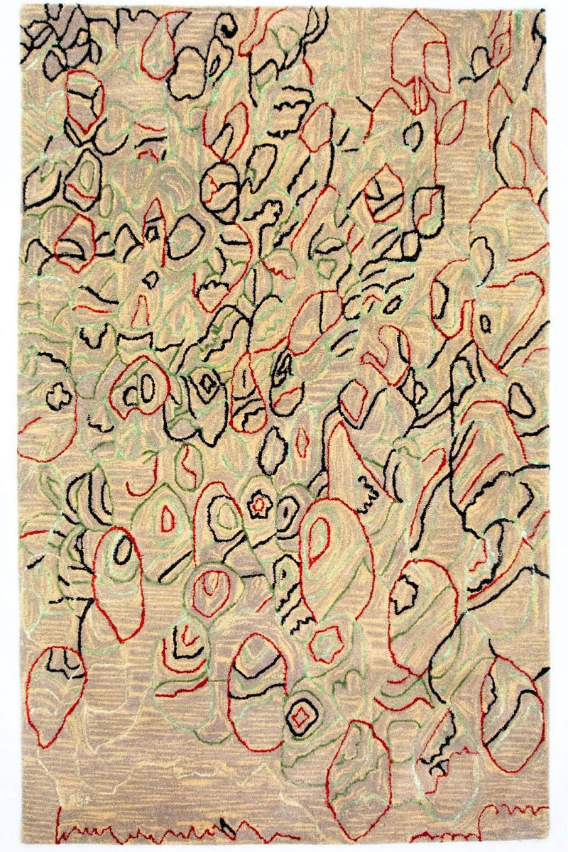 Tappeto di design - 242 x 152 cm - beige