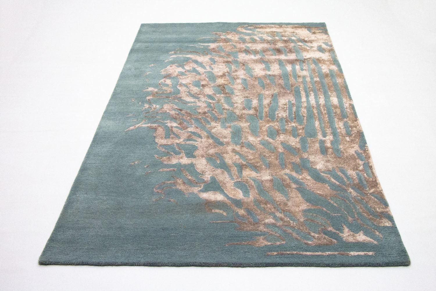 Tappeto di design - 242 x 153 cm - blu