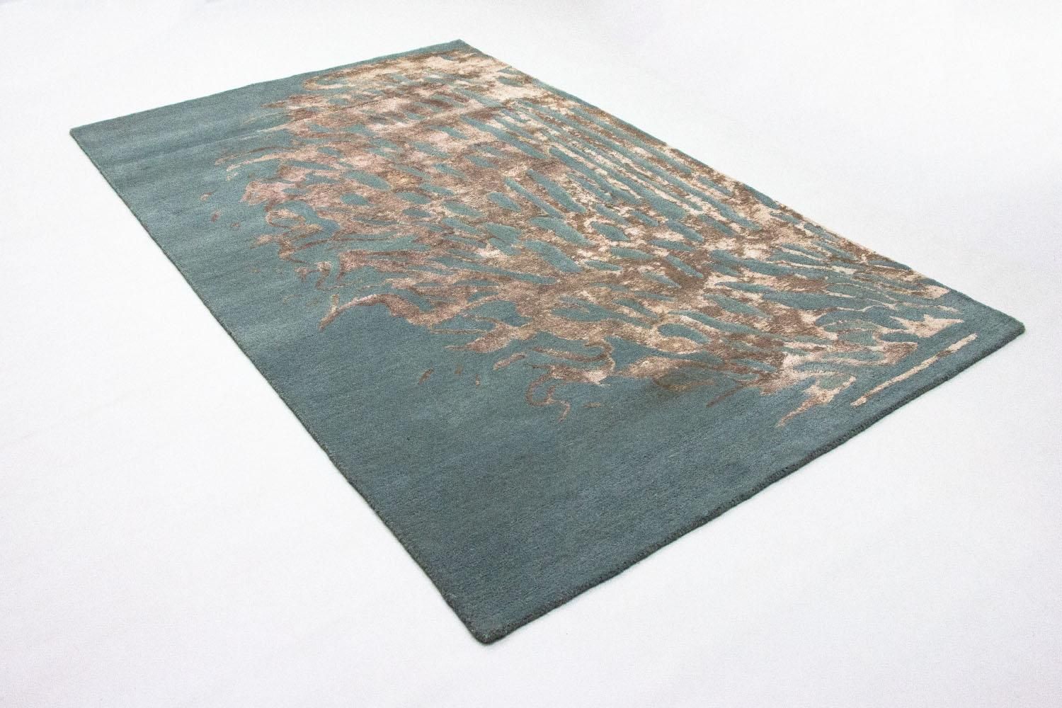 Tappeto di design - 242 x 153 cm - blu