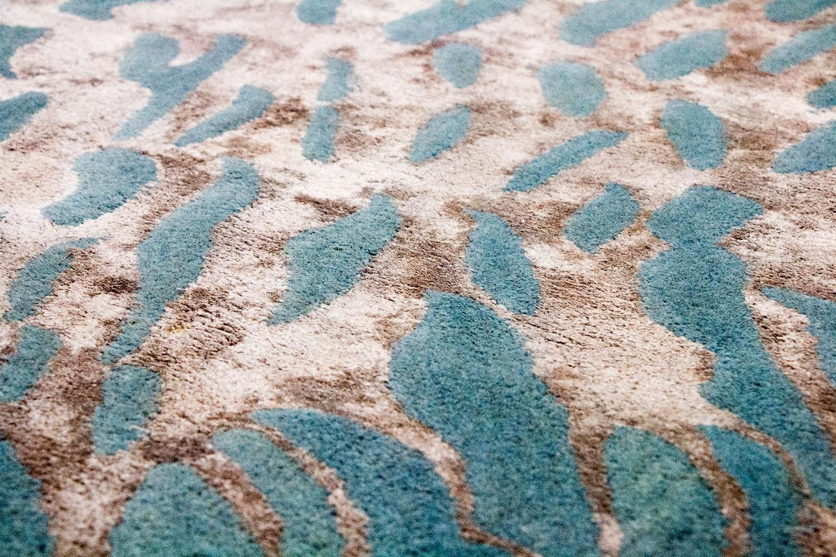 Tappeto di design - 242 x 153 cm - blu