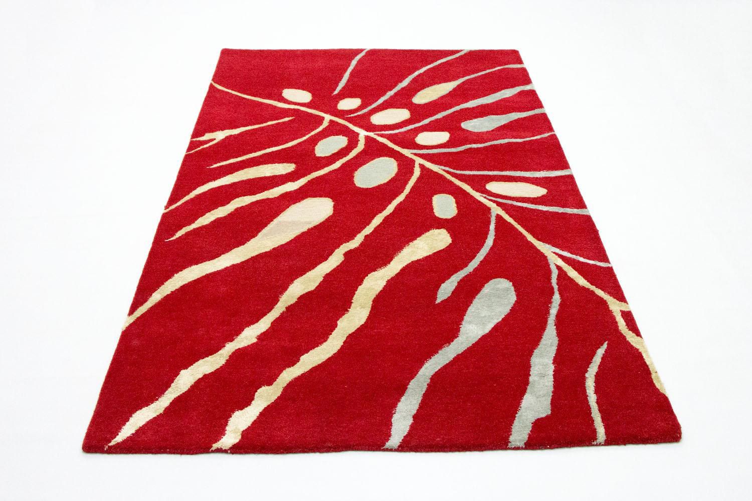Tappeto di design - 245 x 152 cm - rosso