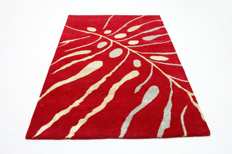 Tappeto di design - 245 x 152 cm - rosso