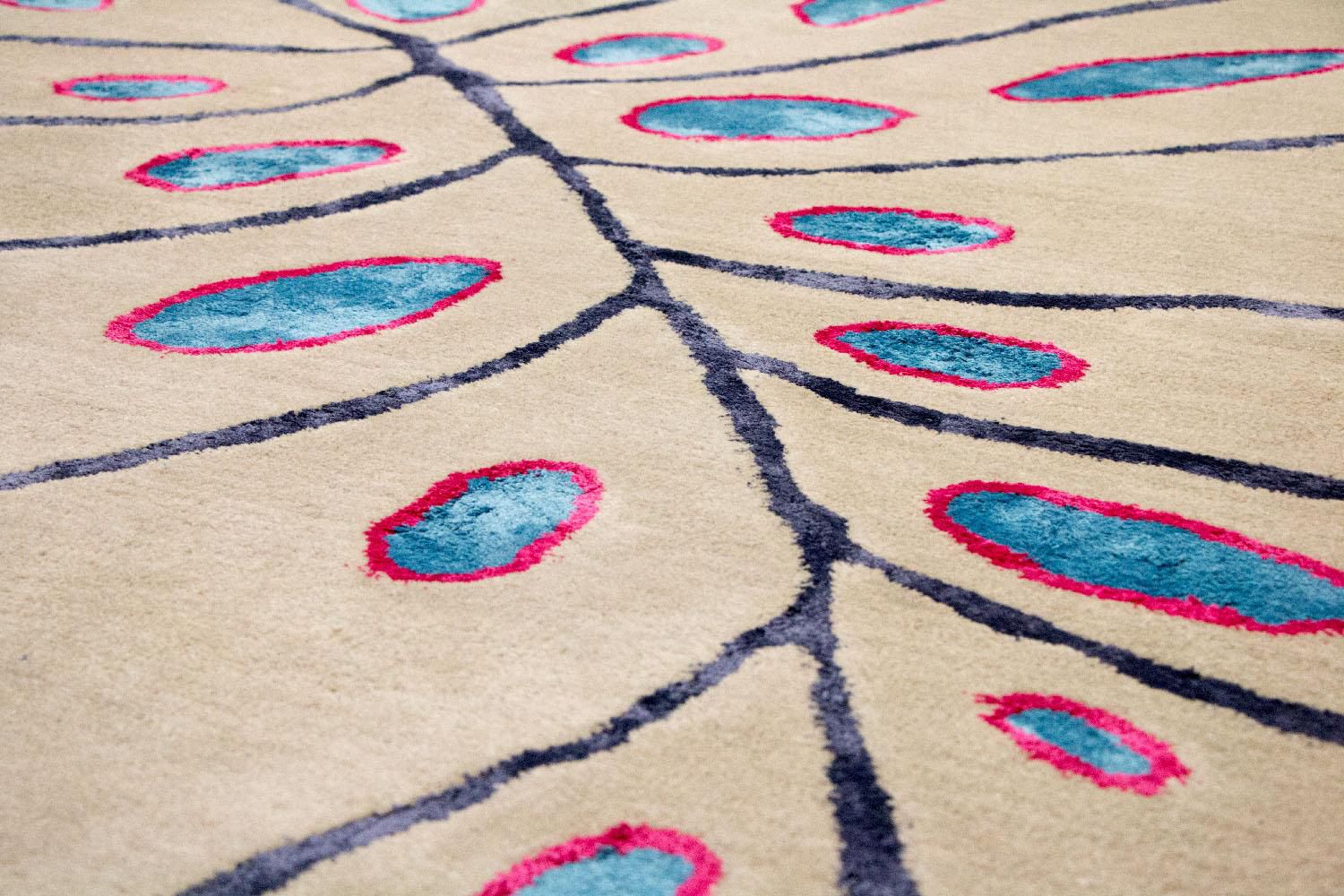 Tappeto di design - 240 x 152 cm - beige