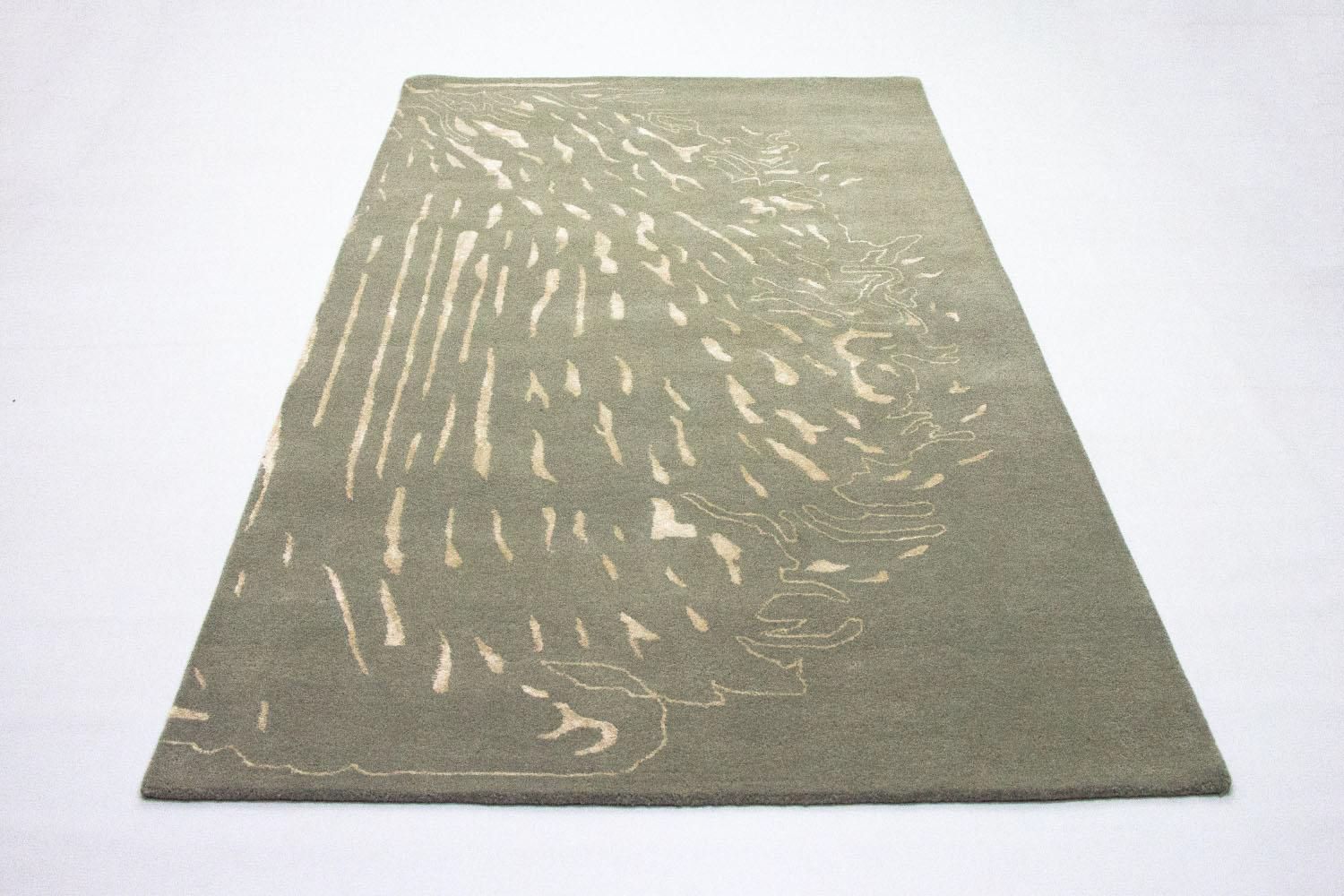Tappeto di design - 242 x 152 cm - grigio