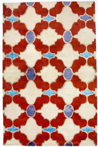 Tappeto di lana - 243 x 153 cm - beige