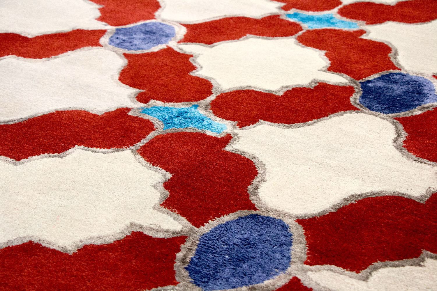 Tappeto di lana - 243 x 153 cm - beige