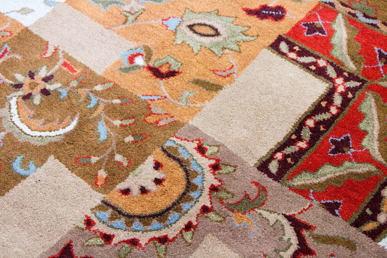 Tappeto di lana - 189 x 136 cm - multicolore