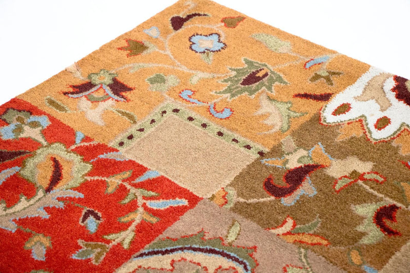 Tappeto di lana - 189 x 136 cm - multicolore