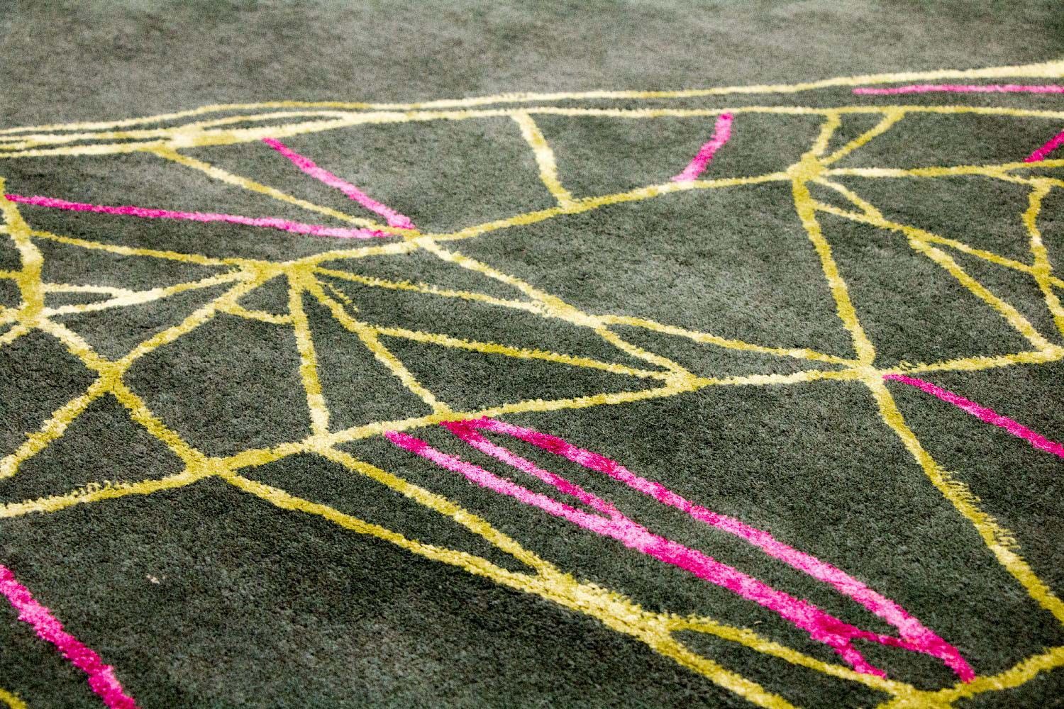 Tappeto di design - 240 x 155 cm - multicolore
