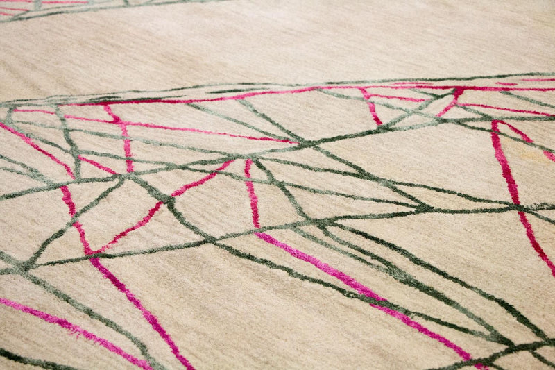 Tappeto di design - 242 x 154 cm - beige