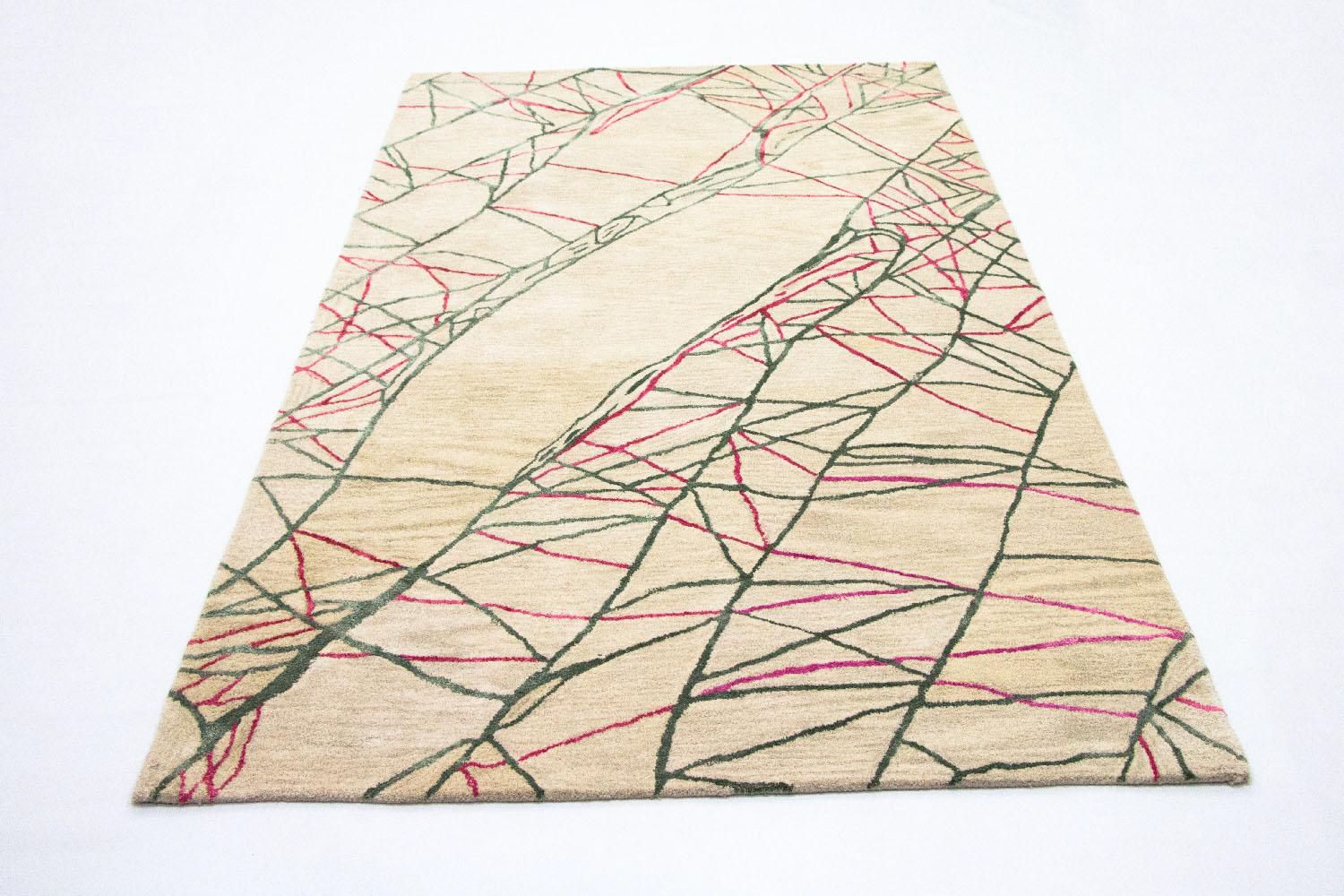 Tappeto di design - 242 x 154 cm - beige