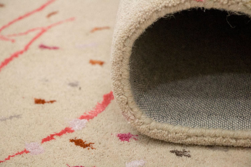 Tappeto di design - 244 x 155 cm - beige