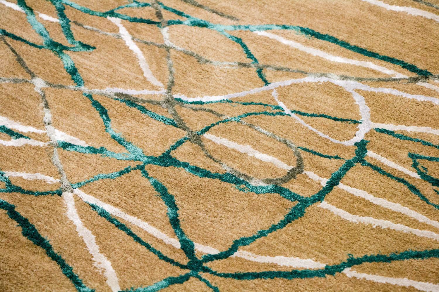 Tappeto di design - 245 x 156 cm - beige