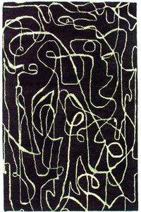 Tappeto di design - 243 x 152 cm - blu