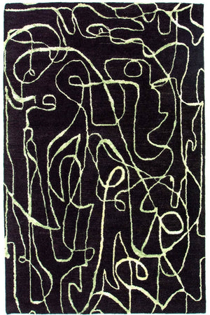 Tappeto di design - 243 x 152 cm - blu