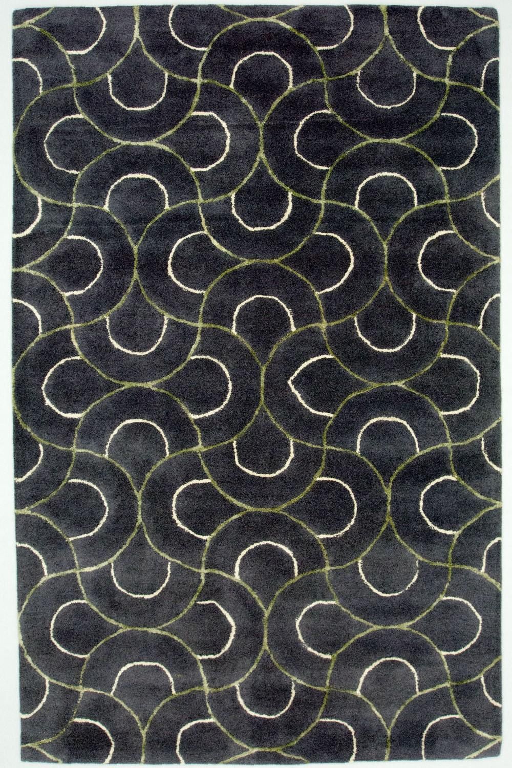 Tappeto di design - 242 x 152 cm - blu