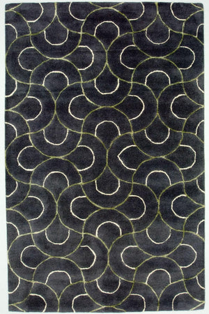 Tappeto di design - 242 x 152 cm - blu