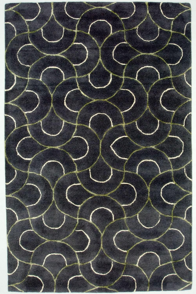 Tappeto di design - 242 x 152 cm - blu