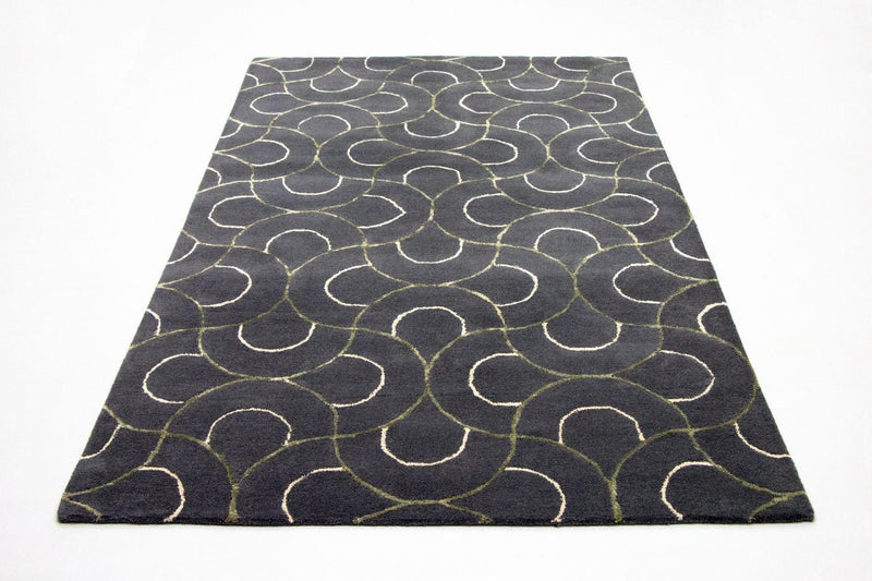 Tappeto di design - 242 x 152 cm - blu