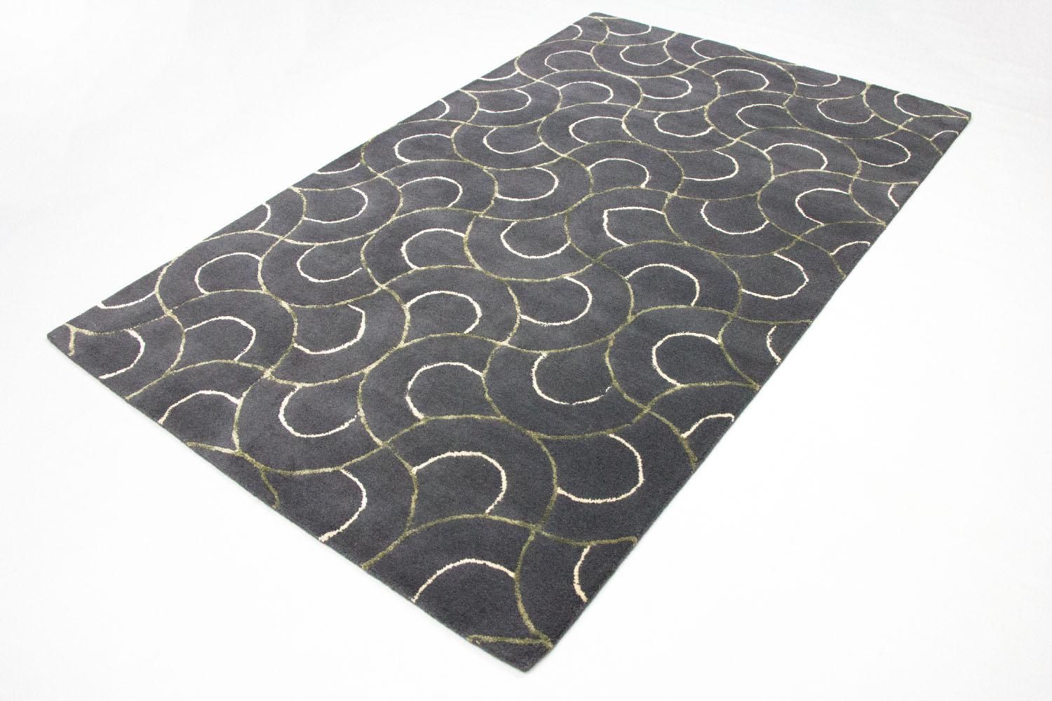 Tappeto di design - 242 x 152 cm - blu